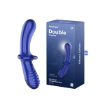 SATISFYER - DOUBLE CRYSTAL (BLUE)