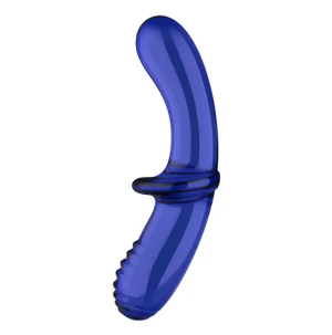 SATISFYER - DOUBLE CRYSTAL (BLUE)