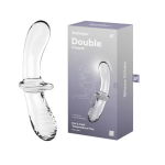 SATISFYER - DOUBLE CRYSTAL (CLEAR)