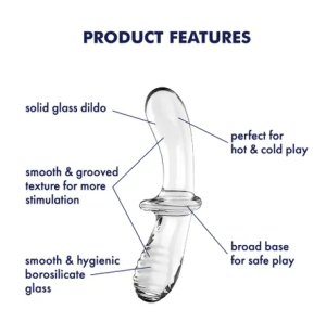 SATISFYER - DOUBLE CRYSTAL (CLEAR)