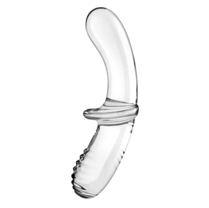 SATISFYER - DOUBLE CRYSTAL (CLEAR)