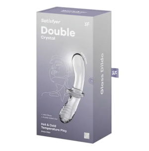 SATISFYER - DOUBLE CRYSTAL (CLEAR)