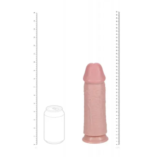 REAL ROCK 10" 25CM EXTRA THICK DILDO - FLESH