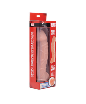 SIZE MATTERS 2" EXTENDER SLEEVE - FLESH