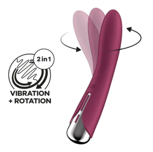 SATISFYER SPINNING VIBE 1 - RED