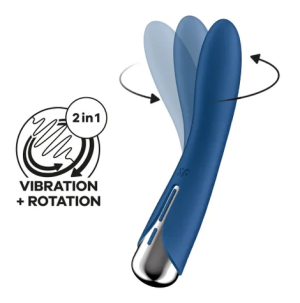 SATISFYER SPINNING VIBE 1 - BLUE