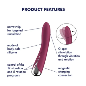 SATISFYER SPINNING VIBE 1 - RED