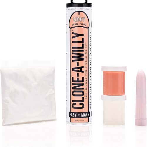 CLONE-A-WILLY VIBRATING DILDO KIT MEDIUM SKINTONE