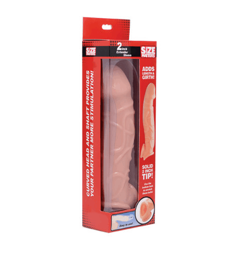 SIZE MATTERS 2" EXTENDER SLEEVE - FLESH
