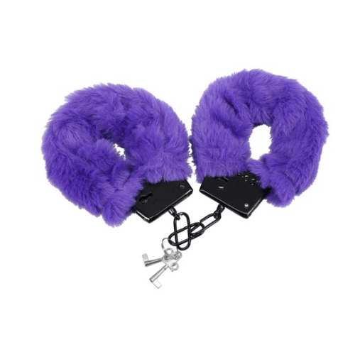 MERCI FLUFF CUFFS VIOLET