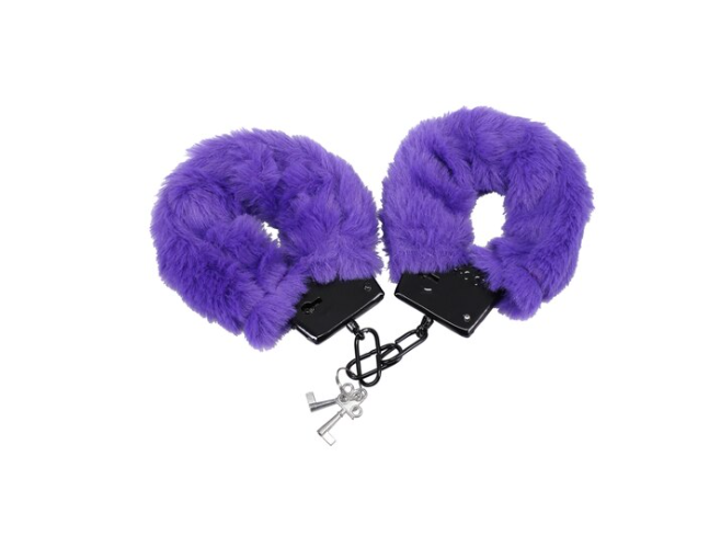 MERCI FLUFF CUFFS VIOLET