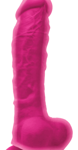 COLOURS DUAL DENSITY 8'' DONG - PINK