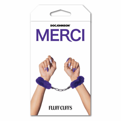 MERCI FLUFF CUFFS VIOLET