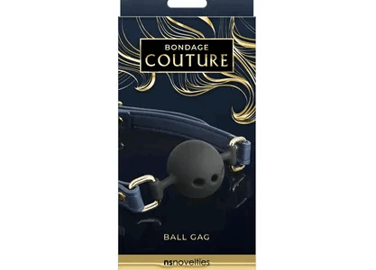 BONDAGE COUTURE BALL GAG - BLUE