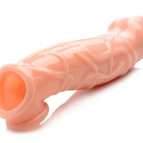 SIZE MATTERS 2" EXTENDER SLEEVE - FLESH