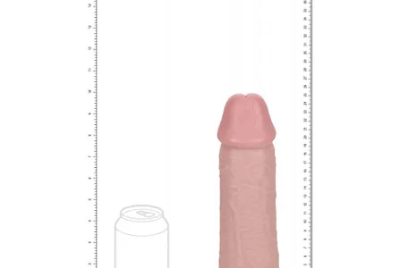 REAL ROCK 10" 25CM EXTRA THICK DILDO - FLESH