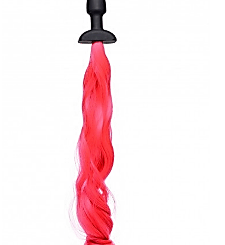 TAILZ - HOT PINK PONY TAIL ANAL PLUG