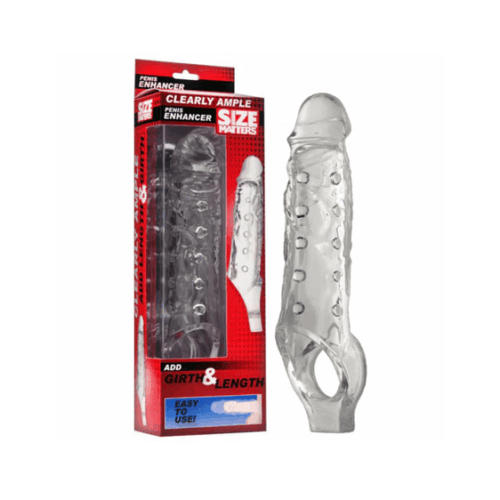 SIZE MATTERS CLEARLY AMPLE PENIS ENHANCER SHEATH
