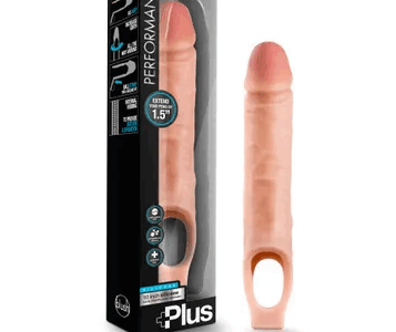 PERFORMANCE PLUS 10" SILICONE COCK SHEATH PENIS EXTENDER
