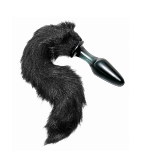 TAILZ MIDNIGHT FOX TAIL ANAL PLUG