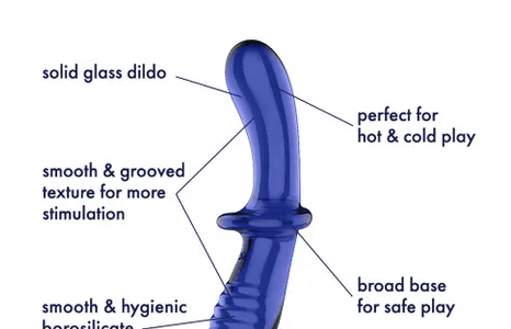 SATISFYER - DOUBLE CRYSTAL (BLUE)