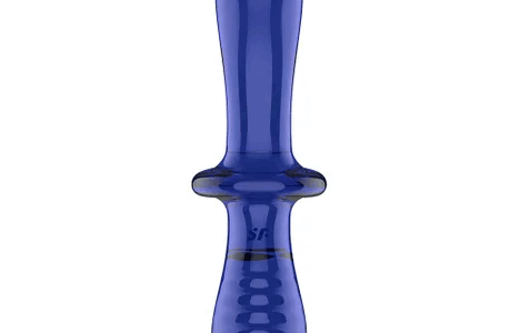 SATISFYER - DOUBLE CRYSTAL (BLUE)