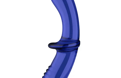 SATISFYER - DOUBLE CRYSTAL (BLUE)