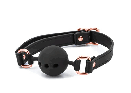 BONDAGE COUTURE BALL GAG - BLACK
