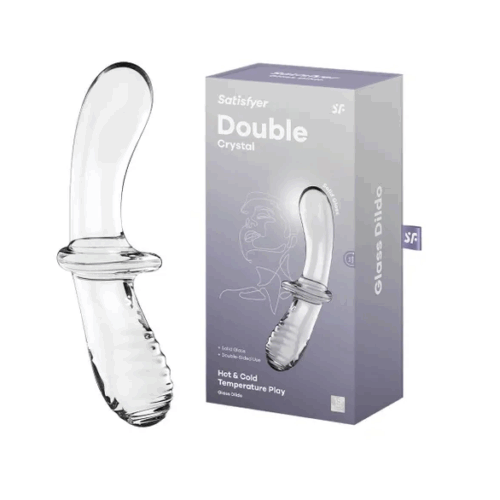SATISFYER - DOUBLE CRYSTAL (CLEAR)