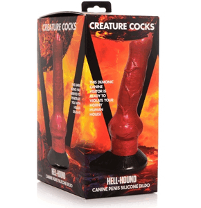 CREATURE COCKS HELL-HOUND CANINE PENIS SILICONE DILDO