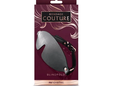 BONDAGE COUTURE BLINDFOLD - BLACK