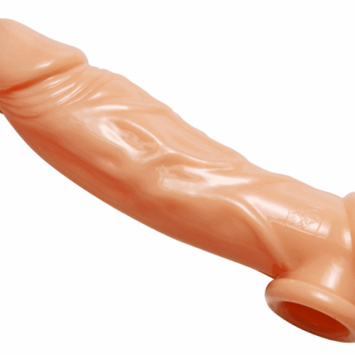 SIZE MATTERS PENIS ENHANCER + BALL STRETCHER - FLESH