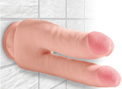 KING COCK PLUS 9.5'' TRIPLE DENSITY DOUBLE PENETRATOR