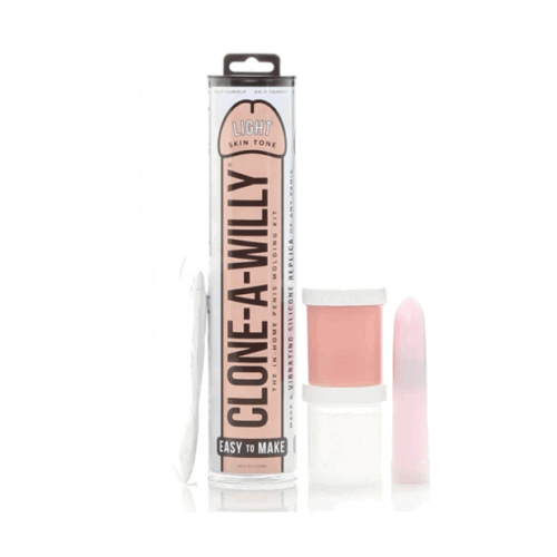 CLONE-A-WILLY VIBRATING DILDO KIT LIGHT SKIN TONE