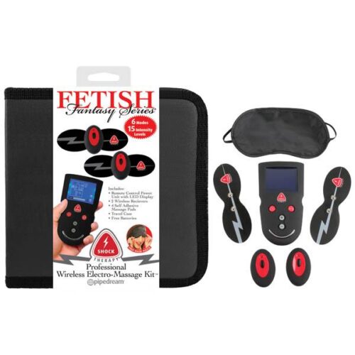 FETISH FANTASY SHOCK THERAPY – WIRELESS PROESSIONAL ELECTRO MASSAGE KIT