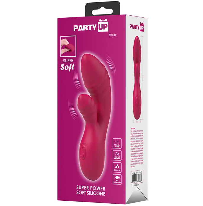 PARTY UP DALIDA - RABBIT VIBRATOR PINK