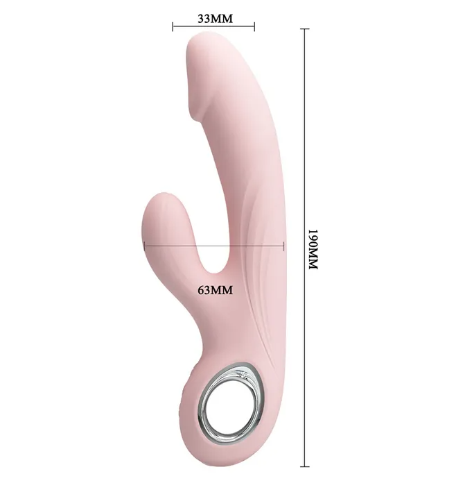 PARTY UP DAVE - RABBIT VIBRATOR PINK