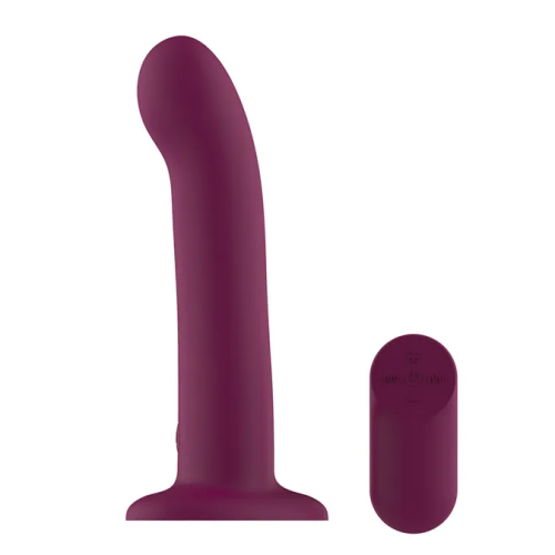 PASSION PLAY VIBRATING DILDO PURPLE